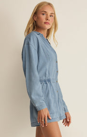 Savelo Sully Chambray Romper