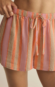 Savelo The Perfect Linen Striped Short