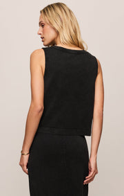 Savelo Sloane V-Neck Cotton Jersey Tank