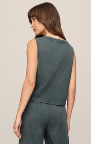 Savelo Sloane V-Neck Cotton Jersey Tank