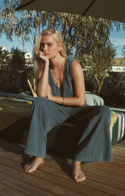 Savelo Sloane V-Neck Cotton Jersey Tank