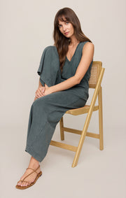 Savelo Sloane V-Neck Cotton Jersey Tank