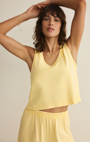Savelo Sloane V-Neck Cotton Jersey Tank