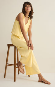 Savelo Sloane V-Neck Cotton Jersey Tank