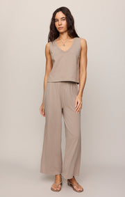 Savelo Sloane V-Neck Cotton Jersey Tank