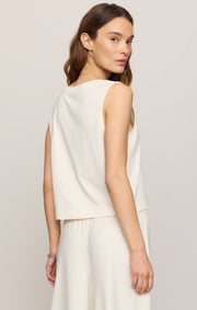 Savelo Sloane V-Neck Cotton Jersey Tank