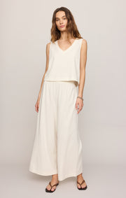 Savelo Sloane V-Neck Cotton Jersey Tank
