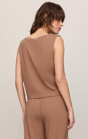 Savelo Sloane V-Neck Cotton Jersey Tank