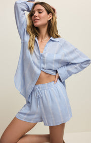 Savelo The Perfect Linen Striped Top