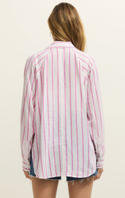 Savelo The Perfect Linen Striped Top
