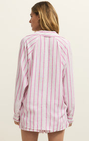 Savelo The Perfect Linen Striped Top