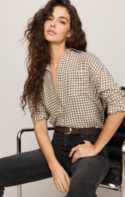 Savelo River Plaid Button Up