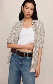 Savelo River Plaid Button Up