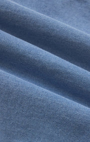 Savelo Sloane V-Neck Jersey Denim Tank