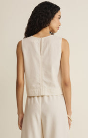 Savelo Sun Seeker Twill Cropped Tank