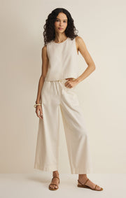 Savelo Sun Seeker Twill Cropped Tank