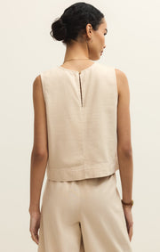 Savelo Sun Seeker Twill Cropped Tank