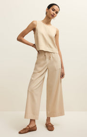 Savelo Sun Seeker Twill Cropped Tank
