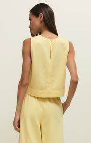 Savelo Sun Seeker Twill Cropped Tank