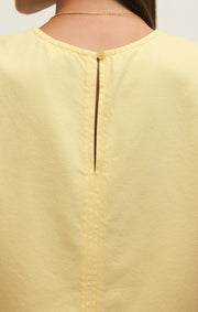 Savelo Sun Seeker Twill Cropped Tank