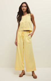 Savelo Sun Seeker Twill Cropped Tank