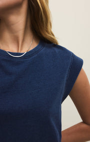 Savelo Camino Cotton Jersey Denim Tee