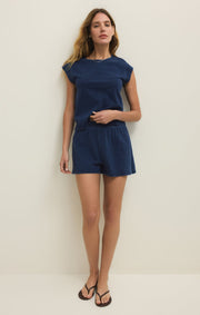 Savelo Camino Cotton Jersey Denim Tee