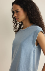 Savelo Camino Cotton Jersey Denim Tee