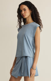 Savelo Camino Cotton Jersey Denim Tee