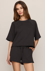 Savelo Short Sleeve Raglan Sweatshirt