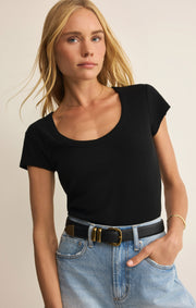 Savelo Leisurely Scoop Neck Tee
