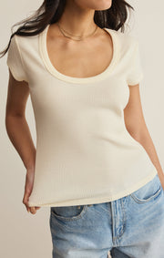 Savelo Leisurely Scoop Neck Tee