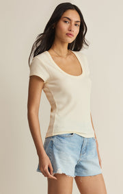 Savelo Leisurely Scoop Neck Tee