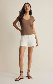 Savelo Leisurely Scoop Neck Tee