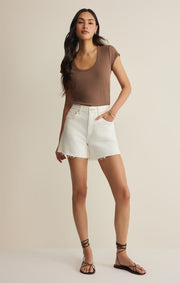 Savelo Leisurely Scoop Neck Tee