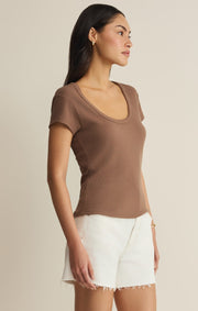 Savelo Leisurely Scoop Neck Tee