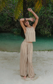 Savelo Sloane Knit Striped Tank Top