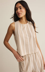 Savelo Sloane Knit Striped Tank Top