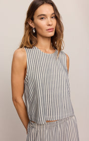 Savelo Sloane Knit Striped Tank Top