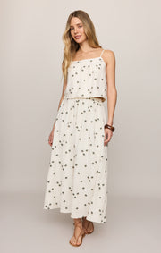 Savelo Palm Linen Tank