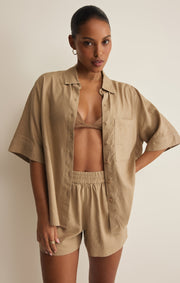 Savelo Expedition Linen Button Up