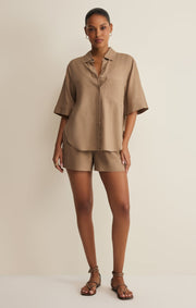 Savelo Expedition Linen Button Up