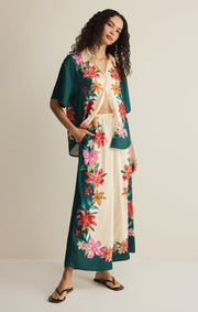 Savelo Lani Floral Button Up