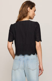 Savelo Oceanside Embroidered Top