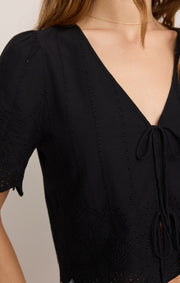 Savelo Oceanside Embroidered Top