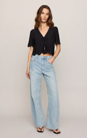 Savelo Oceanside Embroidered Top