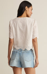 Savelo Oceanside Embroidered Top