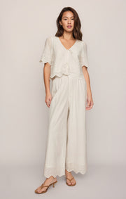 Savelo Oceanside Embroidered Top