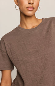 Savelo Sway Textured Cropped Tee
