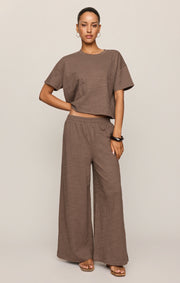 Savelo Sway Textured Cropped Tee